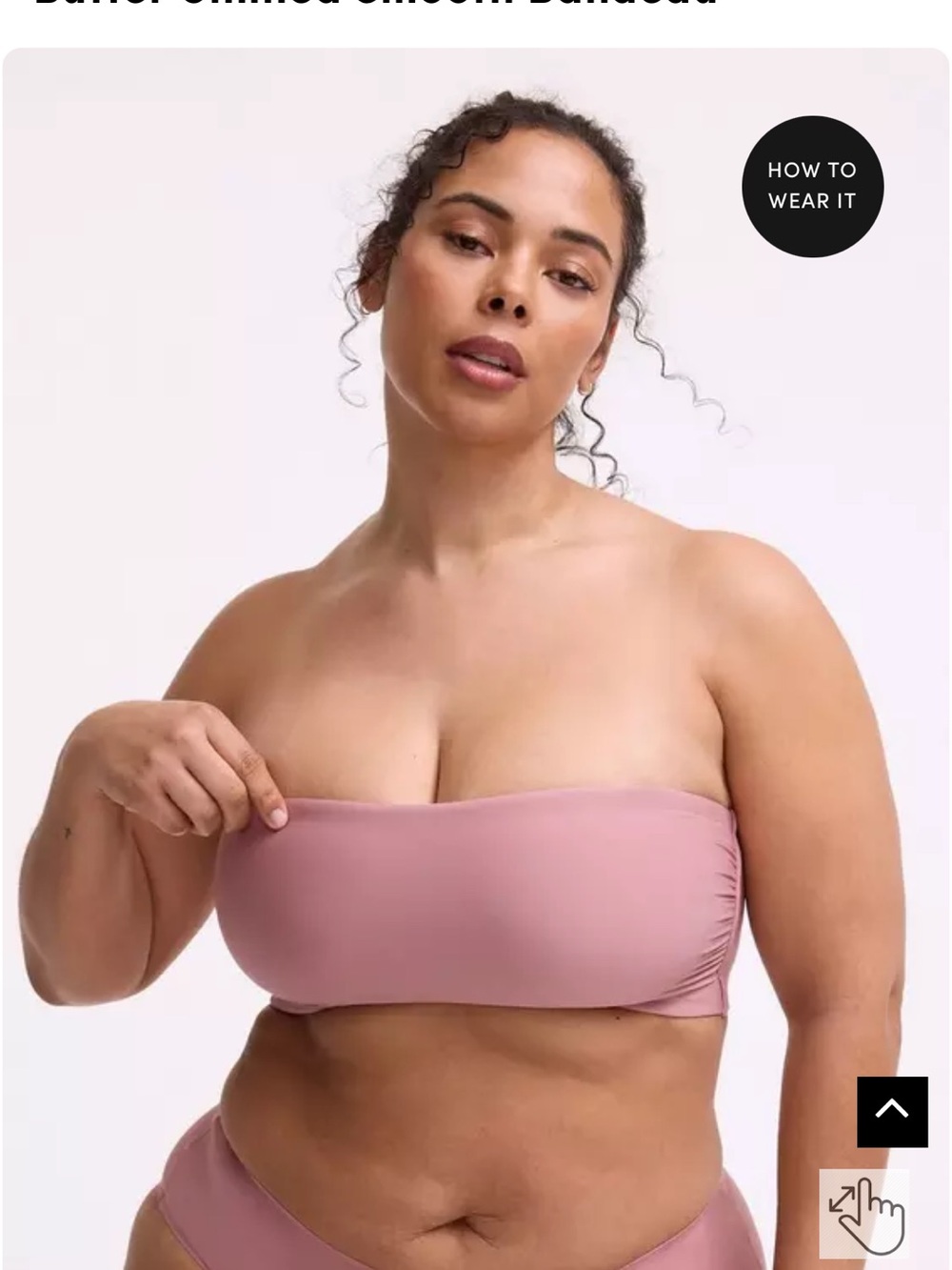 Torrid Rose Bandeau Bra